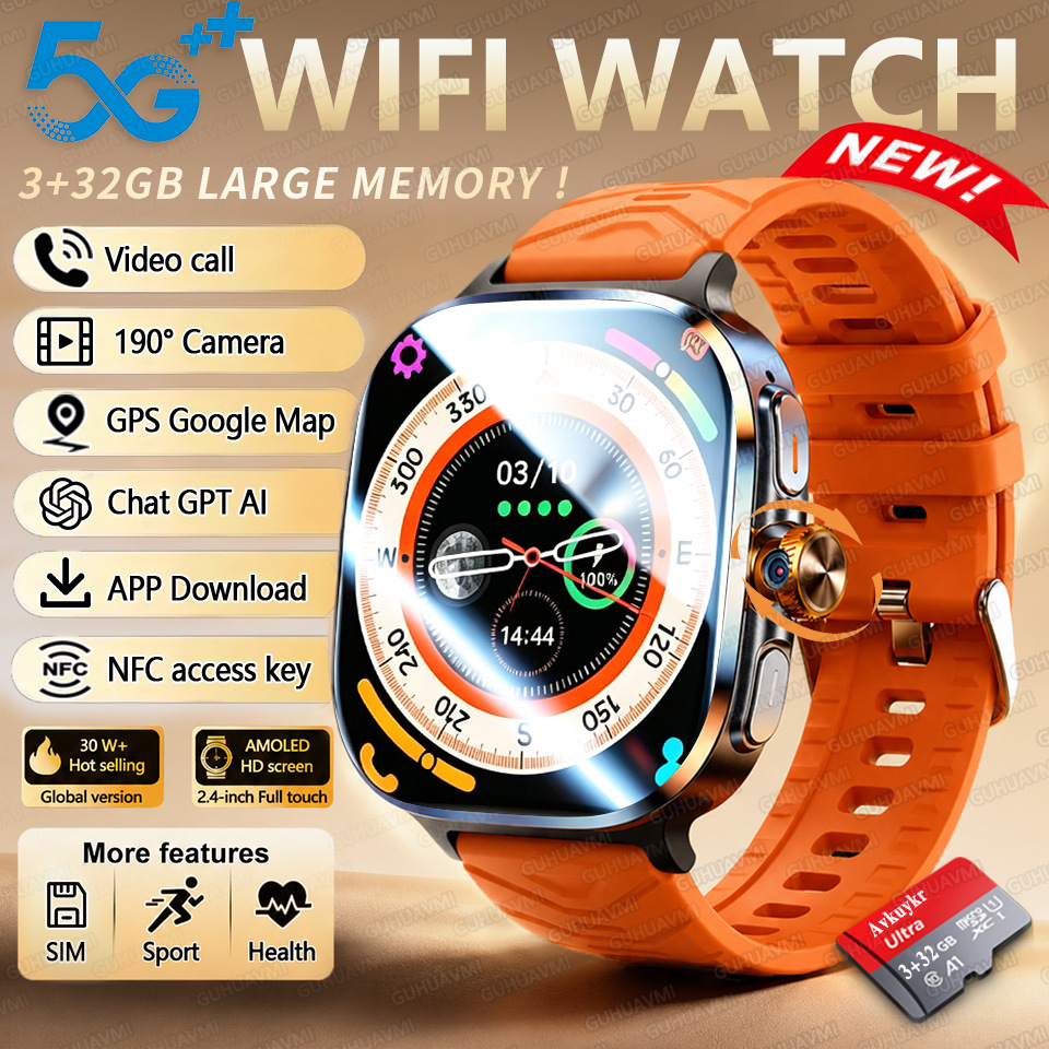 Watches & Jewelry Lvmh - 5G Smart Watch Men Women GPS