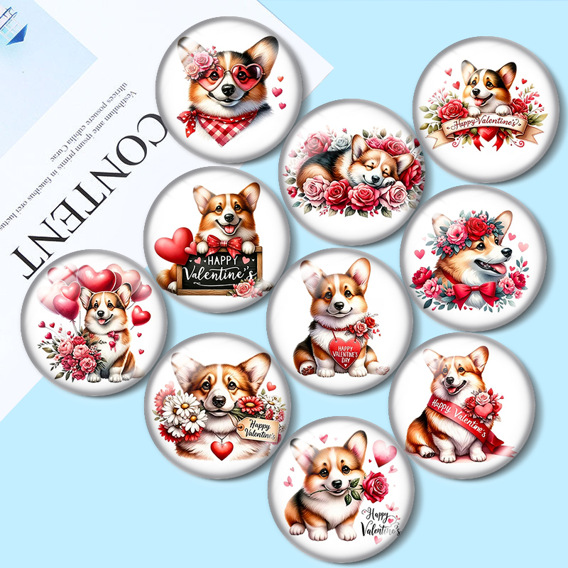 Jewelry & Watches Sp Z Oo Ul Frezerów 3 - Lover's Love Dog 12/18/20/25mm glass cabochon