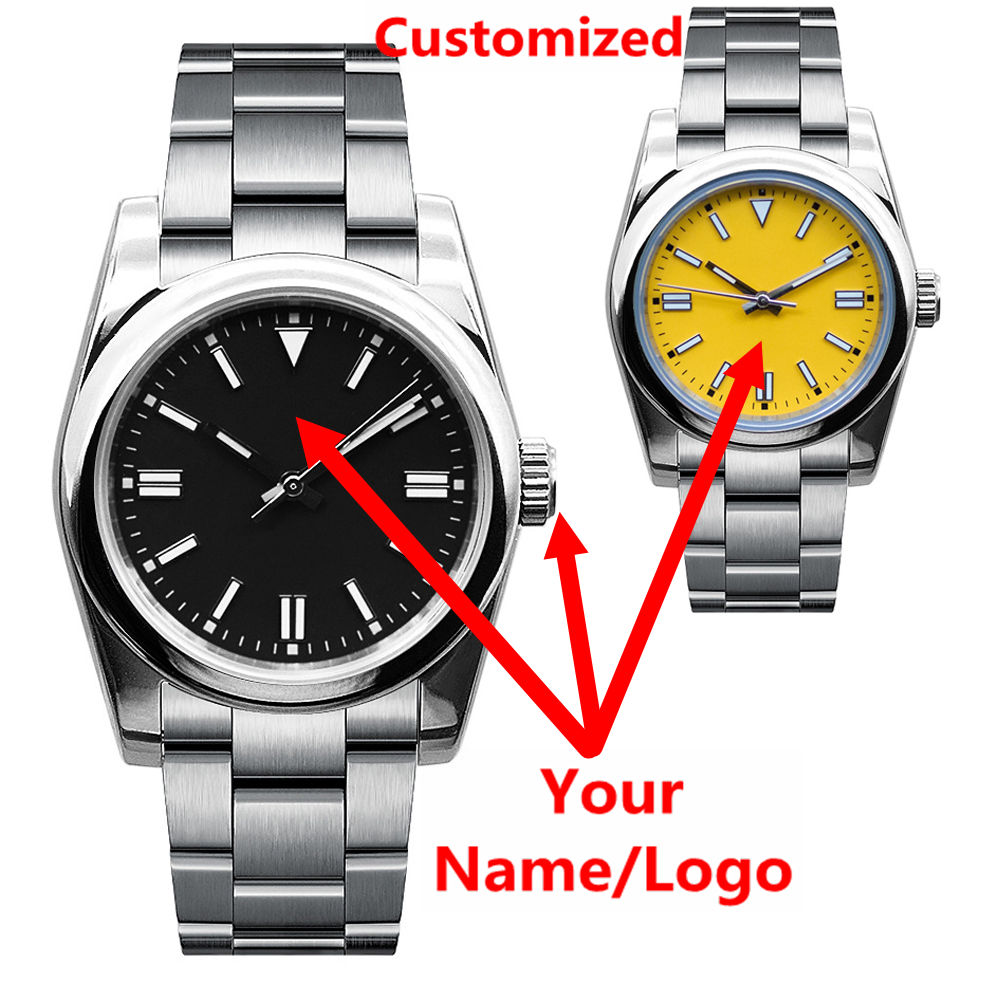 Jewelry Watch - Custom Logo Mens Watch Sapphire Luxury