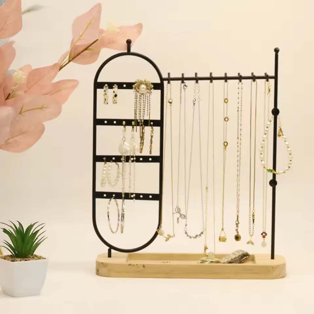 1 desktop solid wood base jewe - đánh giá và giá Jewelry And Watches Stores