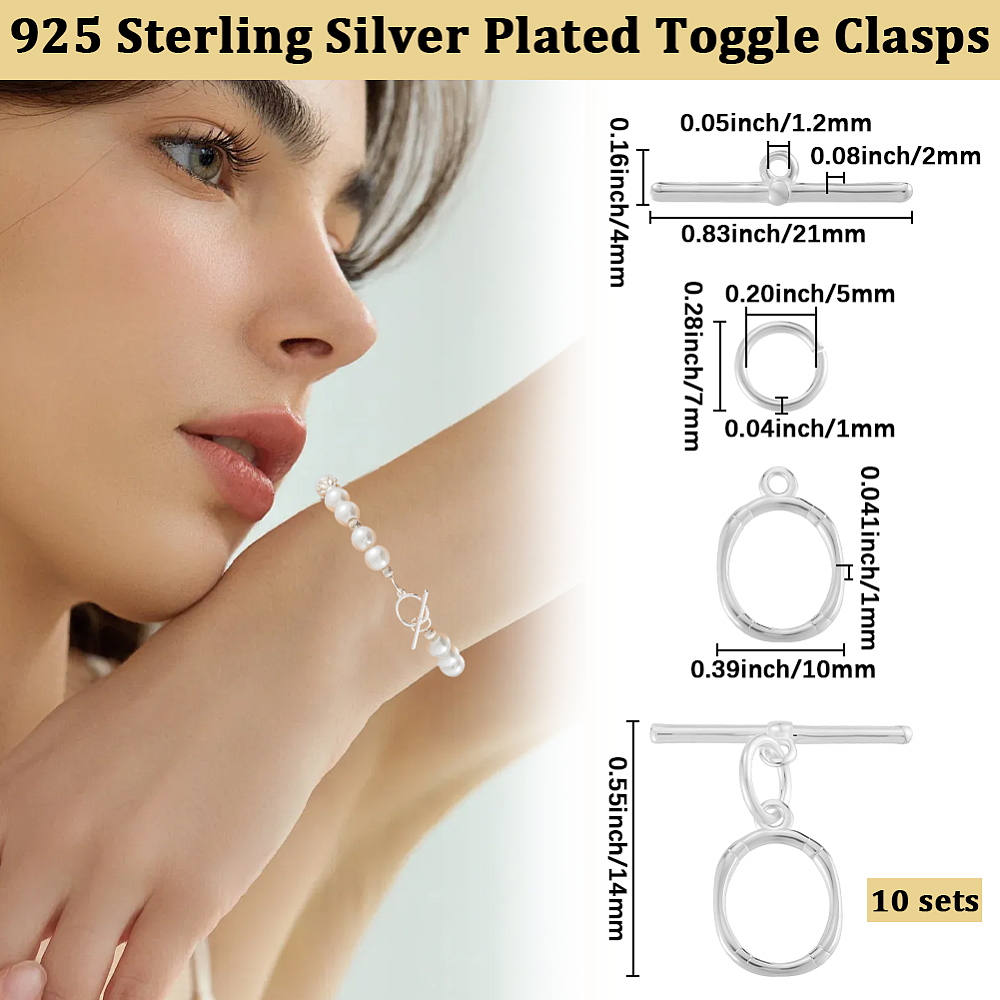 Brass Toggle Clasps with Brass - đánh giá và giá Sterling Silver Ring