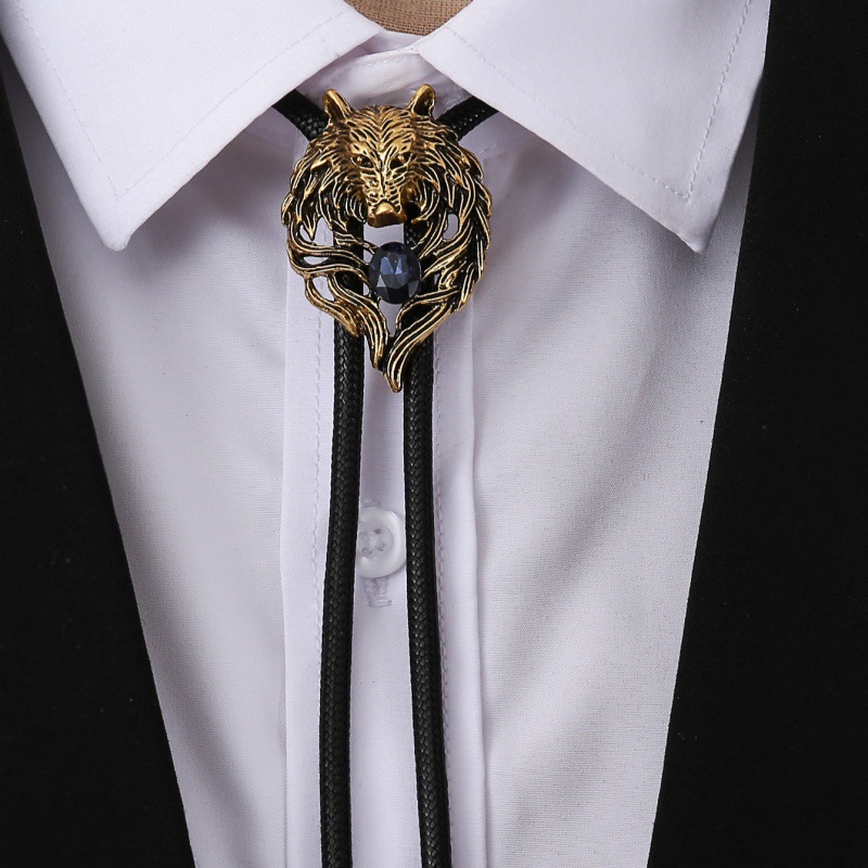 Retro Men's Wolf Head Bolo Tie - đánh giá và giá Wolf Jewelry & Watches Tampa Reviews