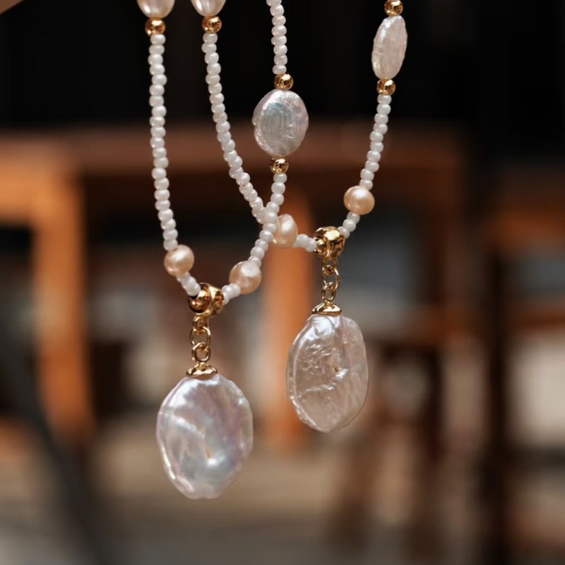 Original New Chinese Baroque F - đánh giá và giá Pearl Necklace