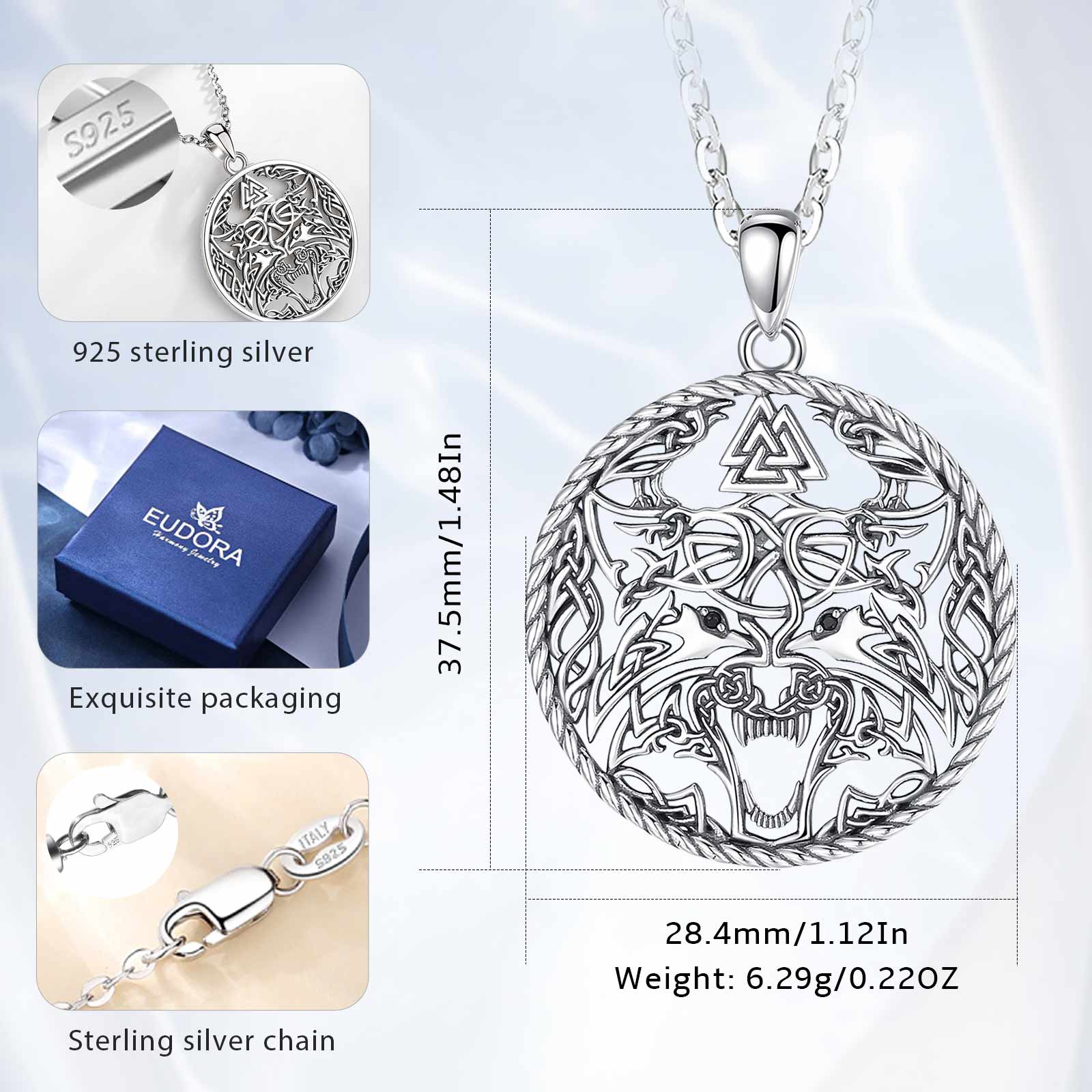 Eudora 925 Sterling Silver Vik - đánh giá và giá Wolf Jewelry & Watches Tampa Reviews