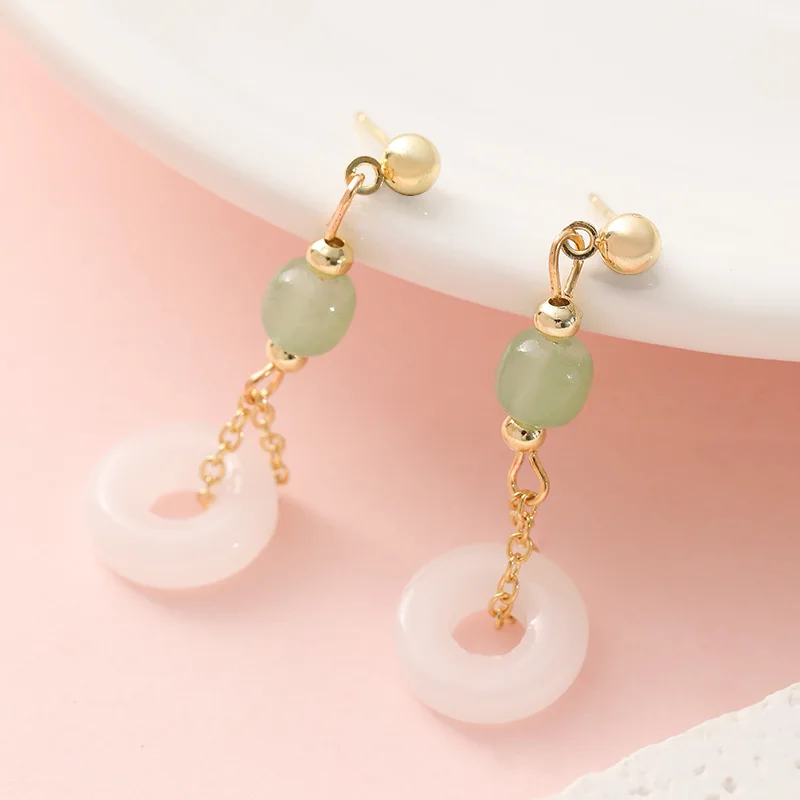 Natural Real Jade Ring Earring - đánh giá và giá Sterling Silver Ring