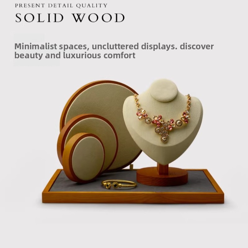 Solid Wood Jewelry Display Tra - đánh giá và giá Jewelry And Watches Stores