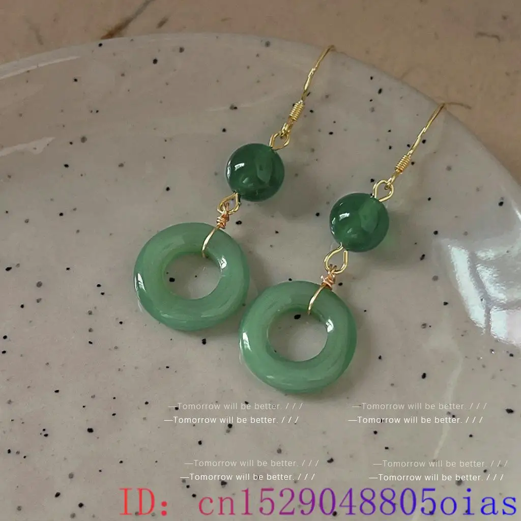 Green Real Jade Ring Earrings  - đánh giá và giá Sterling Silver Ring