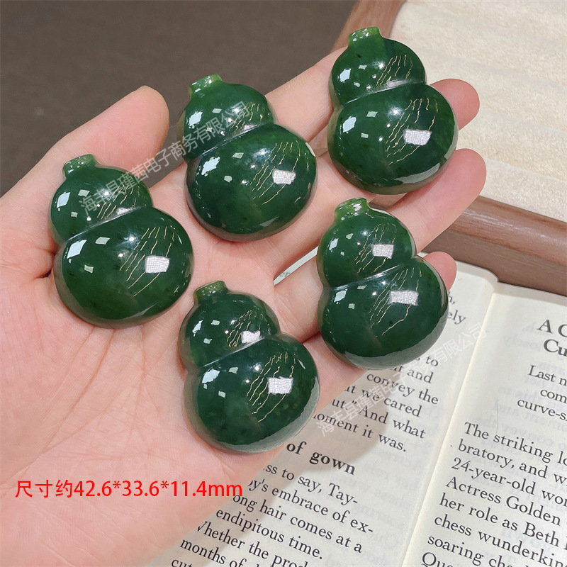 Natural Hetian Jade Gourd Pend - đánh giá và giá Jewelry & Watches Sp Z Oo Janów Lubelski