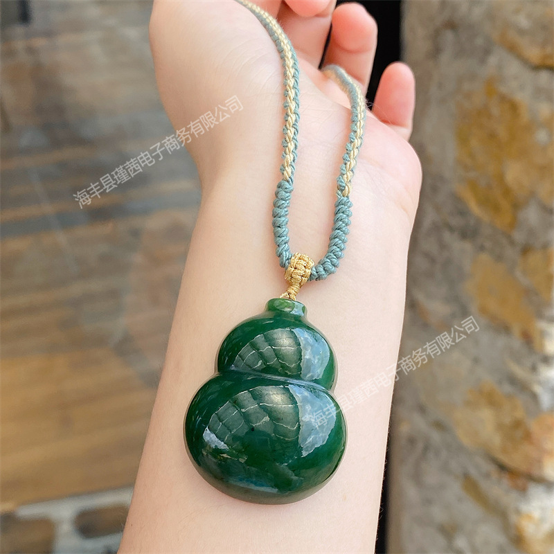 Natural Hetian Jade Gourd Pend - đánh giá và giá Jewelry & Watches Sp Z Oo Janów Lubelski