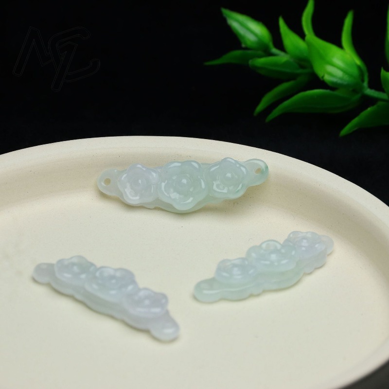 1pc Natural Jadeite Emerald Fl - đánh giá và giá Jewelry & Watches Sp Z Oo Ul Frezerów 3