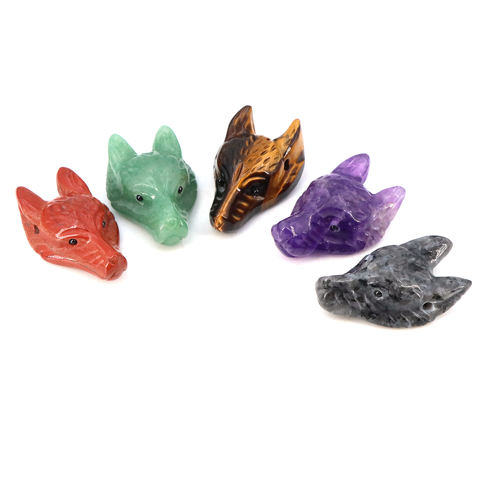 40mm Wolf Head Stone Pendant N - đánh giá và giá Wolf Jewelry & Watches Tampa Reviews