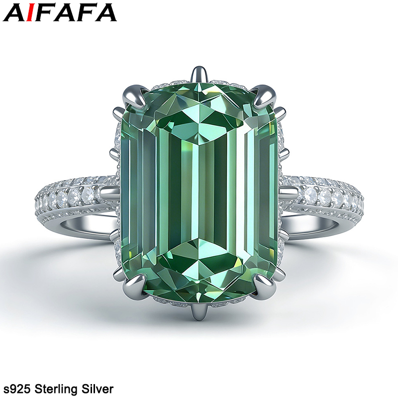 Emerald Paraiba Green s925 Ste - đánh giá và giá Sterling Silver Ring