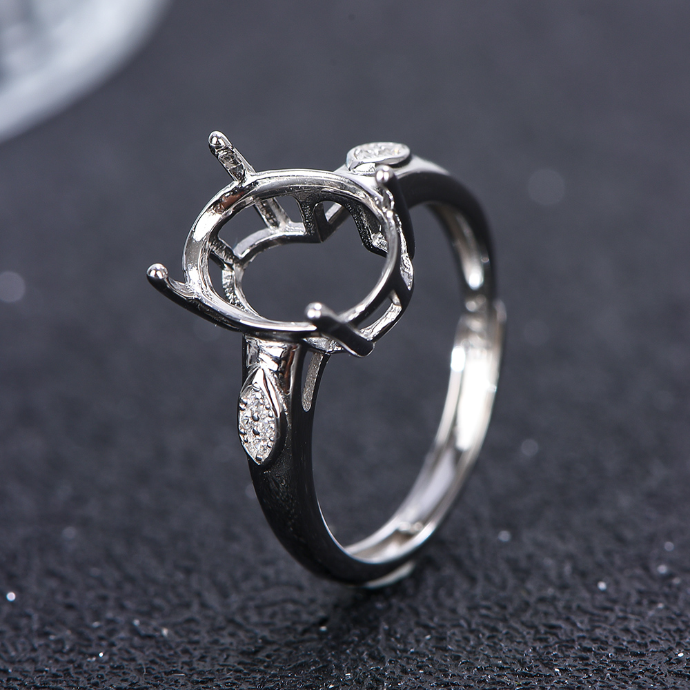 5x7-12x16mm Ring Blank 925 Ste - đánh giá và giá Sterling Silver Ring