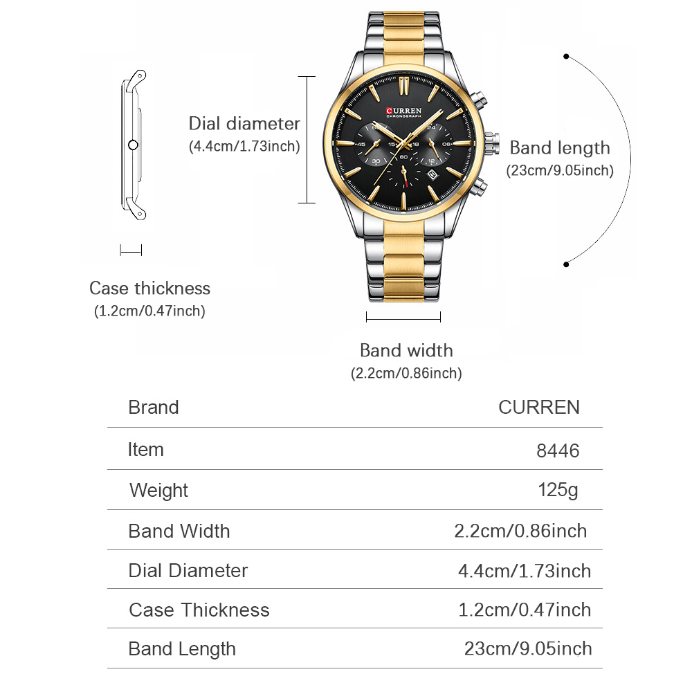 CURREN Casual Quartz Chrono Sp - đánh giá và giá Jewelry Watch