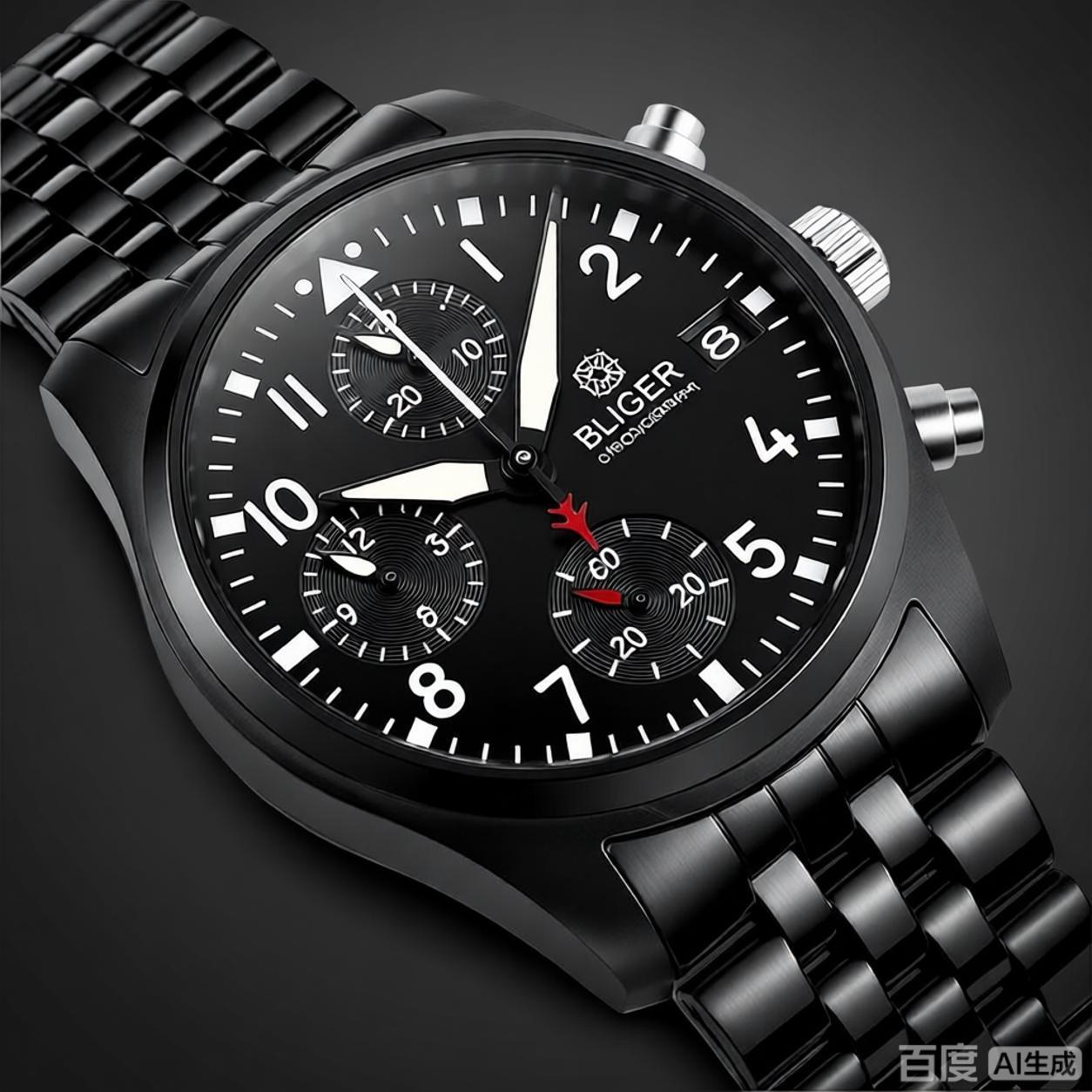 BLIGER Full Black Brushed 38mm - đánh giá và giá Jewelry Watch