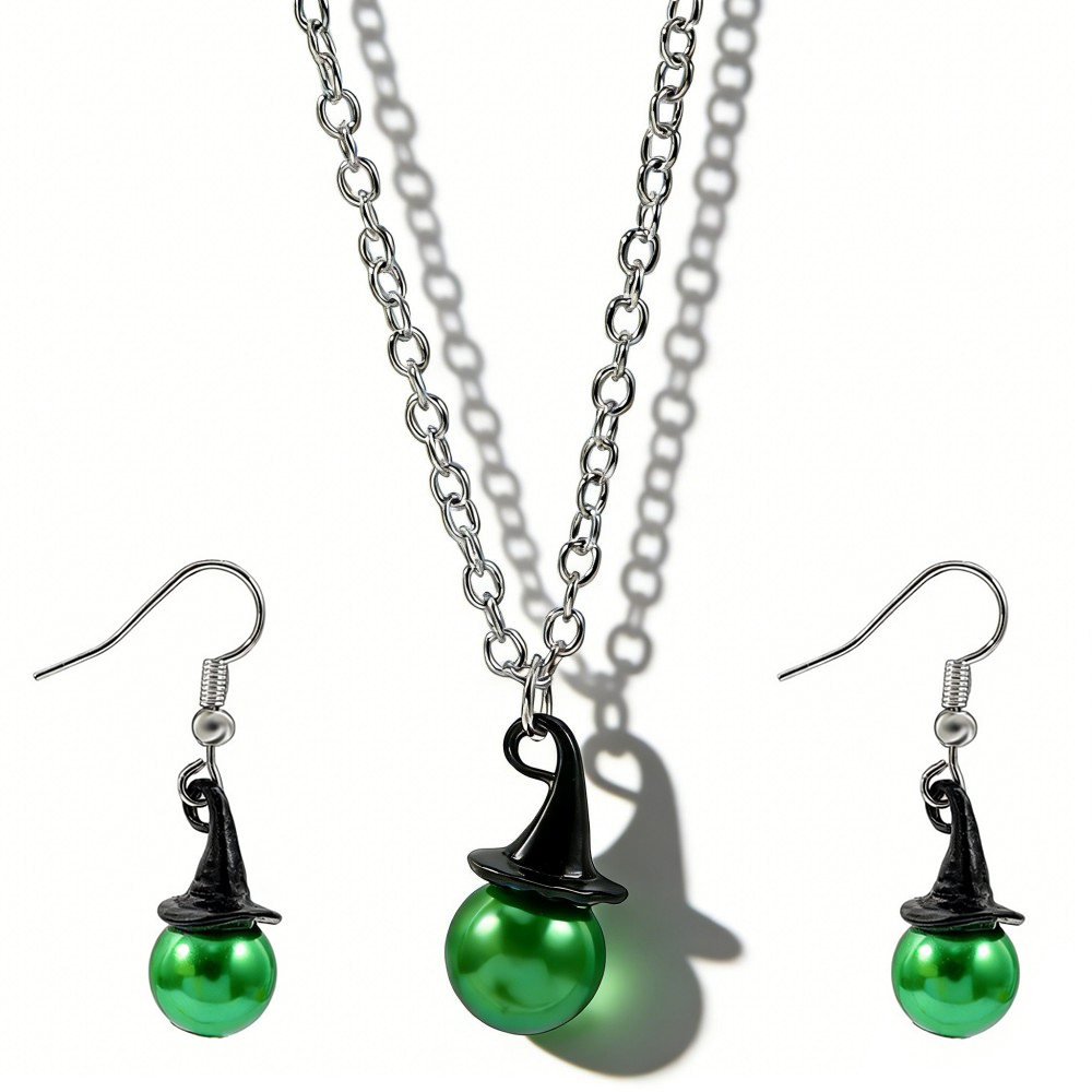 Wicked Inspired Witch Hat & Cr - đánh giá và giá Pearl Necklace