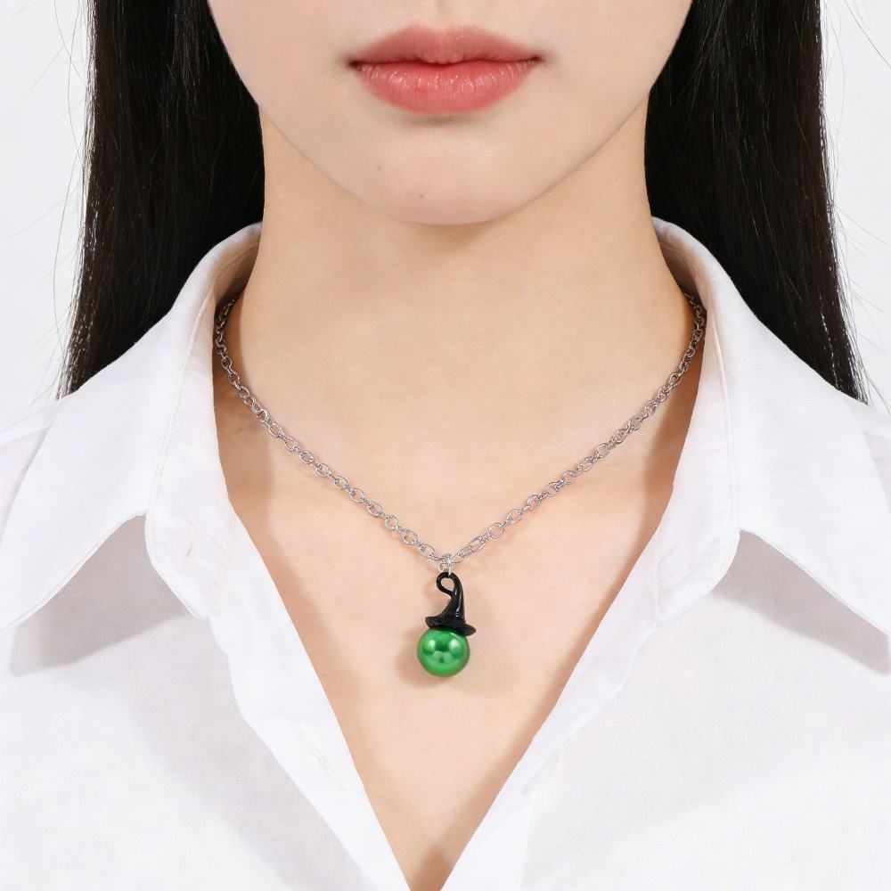 Wicked Inspired Witch Hat & Cr - đánh giá và giá Pearl Necklace