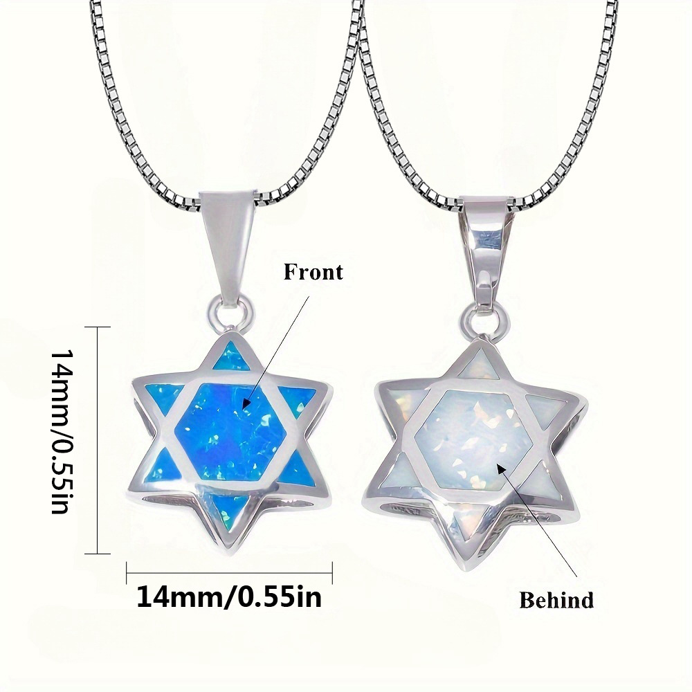 Star of David Opal Pendant Nec - đánh giá và giá Jewelry & Watches Sp Z Oo Ul Frezerów 3