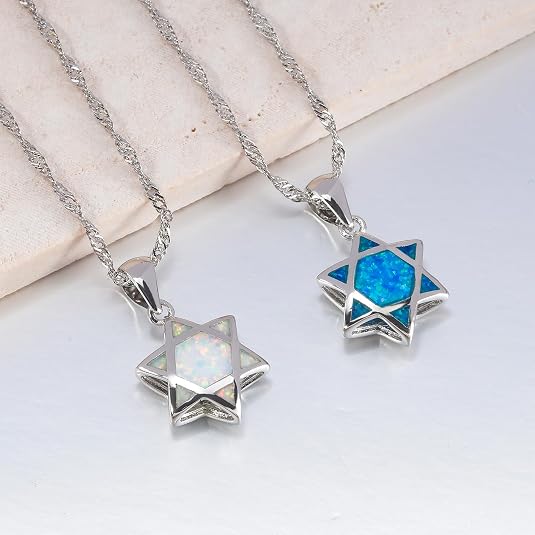 Star of David Opal Pendant Nec - đánh giá và giá Jewelry & Watches Sp Z Oo Ul Frezerów 3