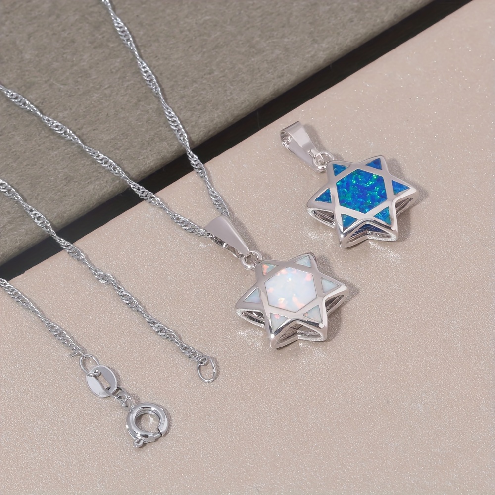 Star of David Opal Pendant Nec - đánh giá và giá Jewelry & Watches Sp Z Oo Ul Frezerów 3
