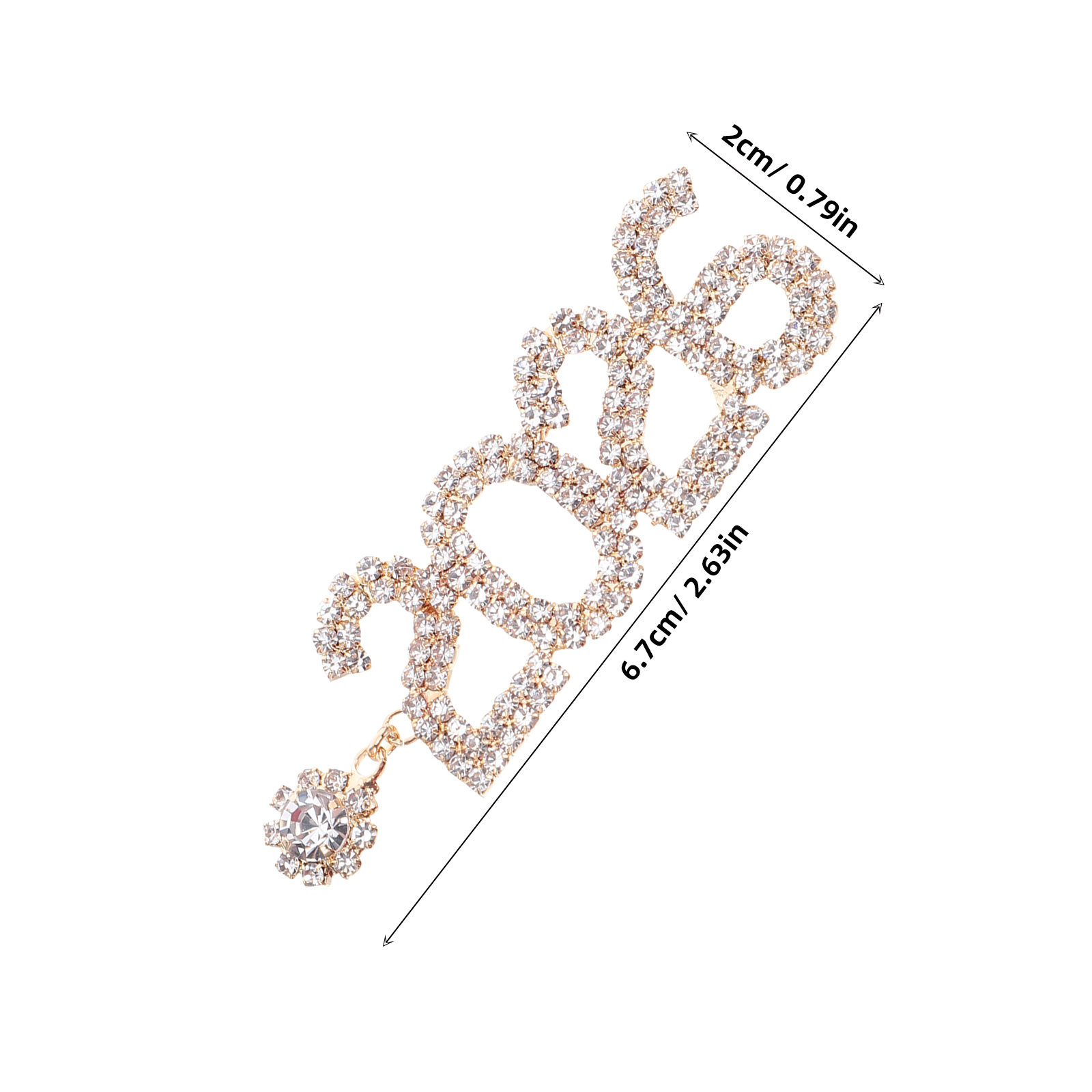 2026 Rhinestone Number Dangle  - đánh giá và giá Eve Jewelry & Watches Distribuidor Oficial Rolex