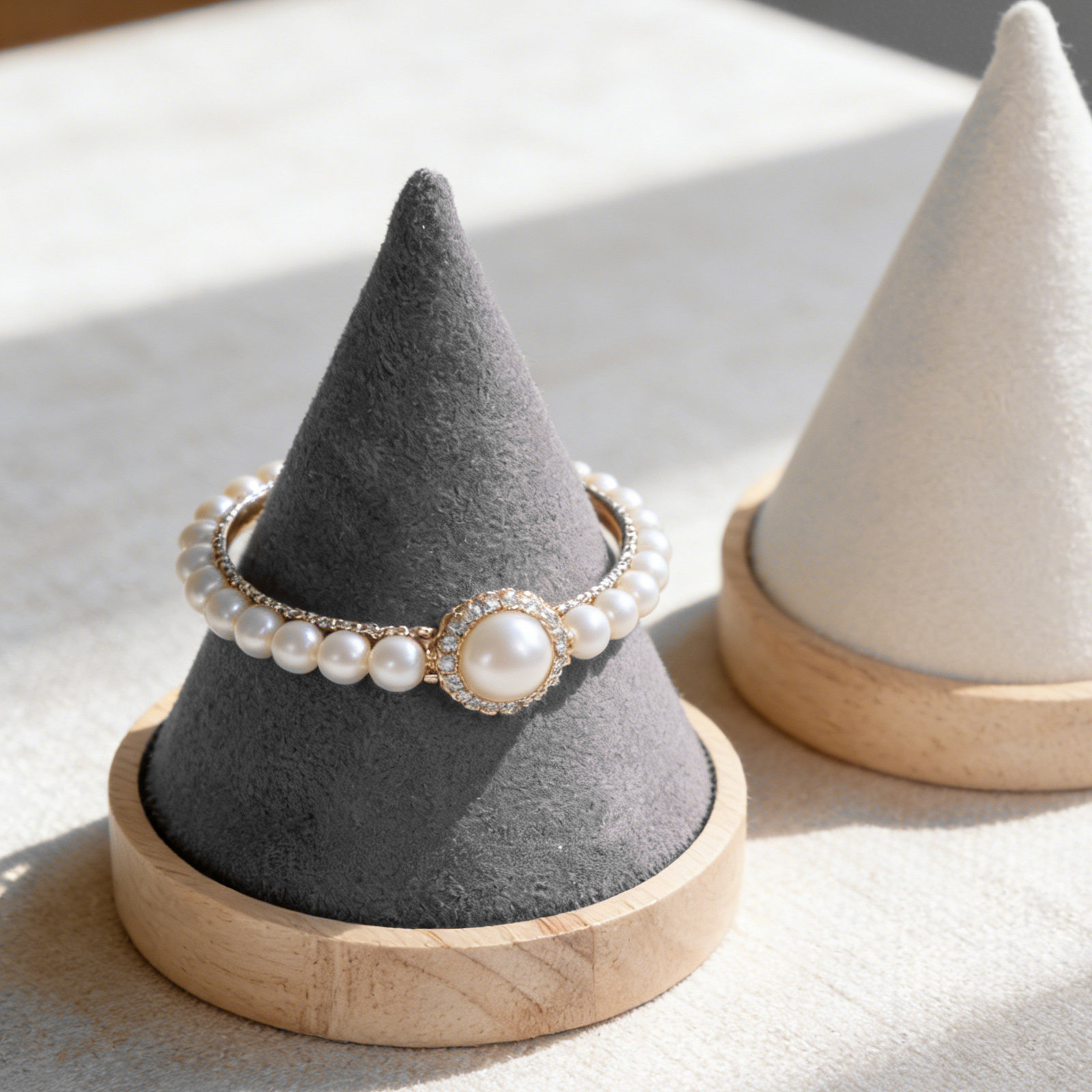 2Pcs Cone Shape Jewelry Displa - đánh giá và giá Jewelry And Watches Stores