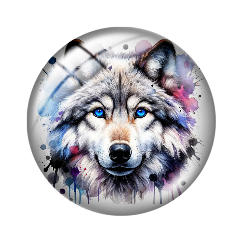 Watercolor Wolf 10pcs 12mm/16m - đánh giá và giá Wolf Jewelry & Watches Tampa Reviews