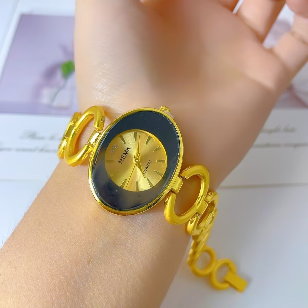 New American 24K Gold Plated W - đánh giá và giá Jewelry Watch